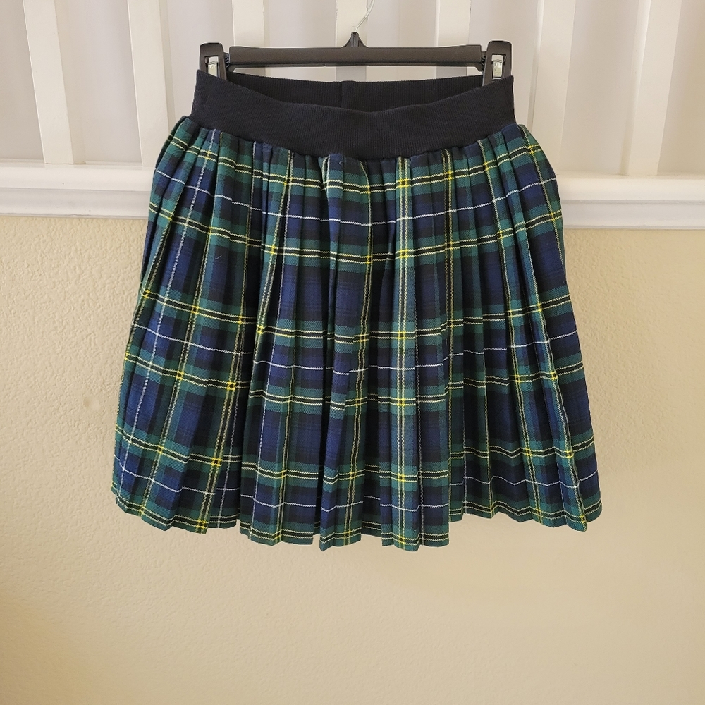 Women's Mini Plaid Skirt